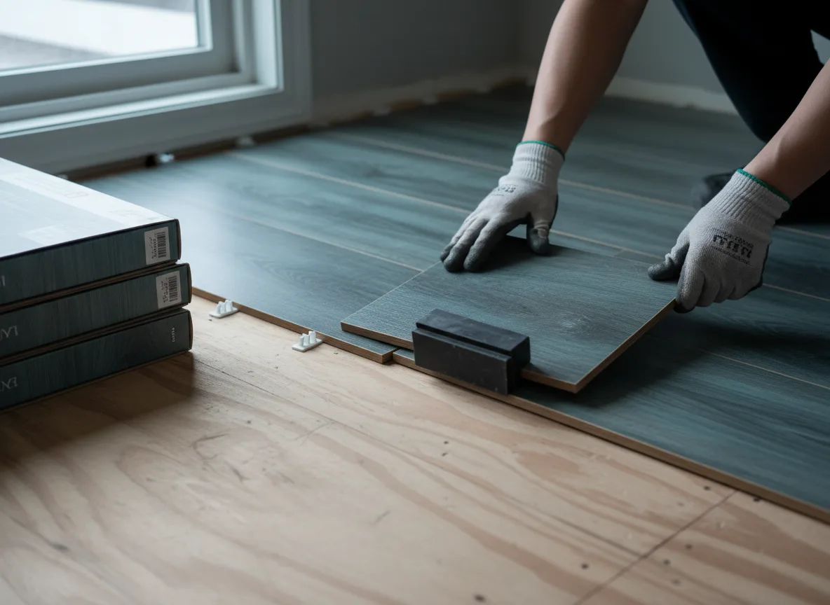 Luxury Vinyl Plank Installation company in Sykeston, ND